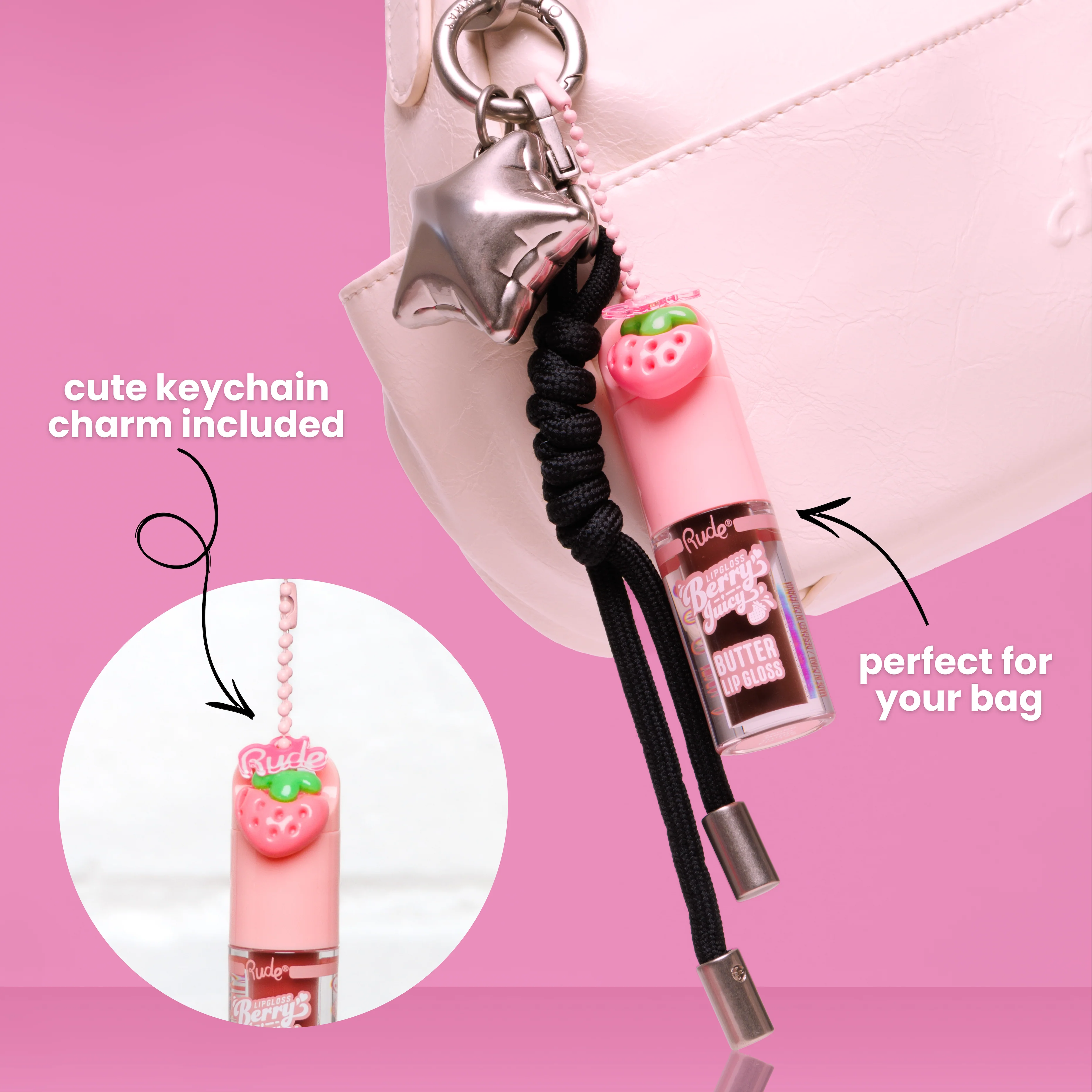 Berry Juicy Butter Lip Gloss Keychain - Image 15