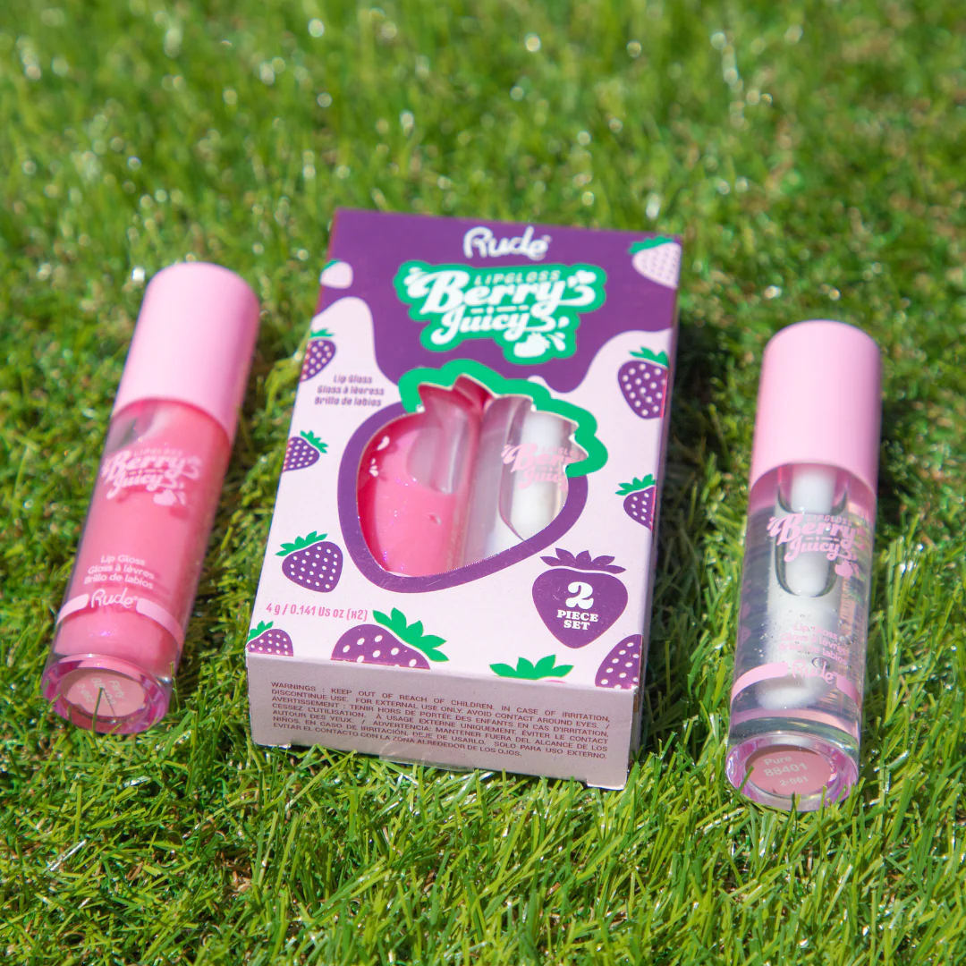 Berry Juicy Lip Gloss Duo Set - Image 3