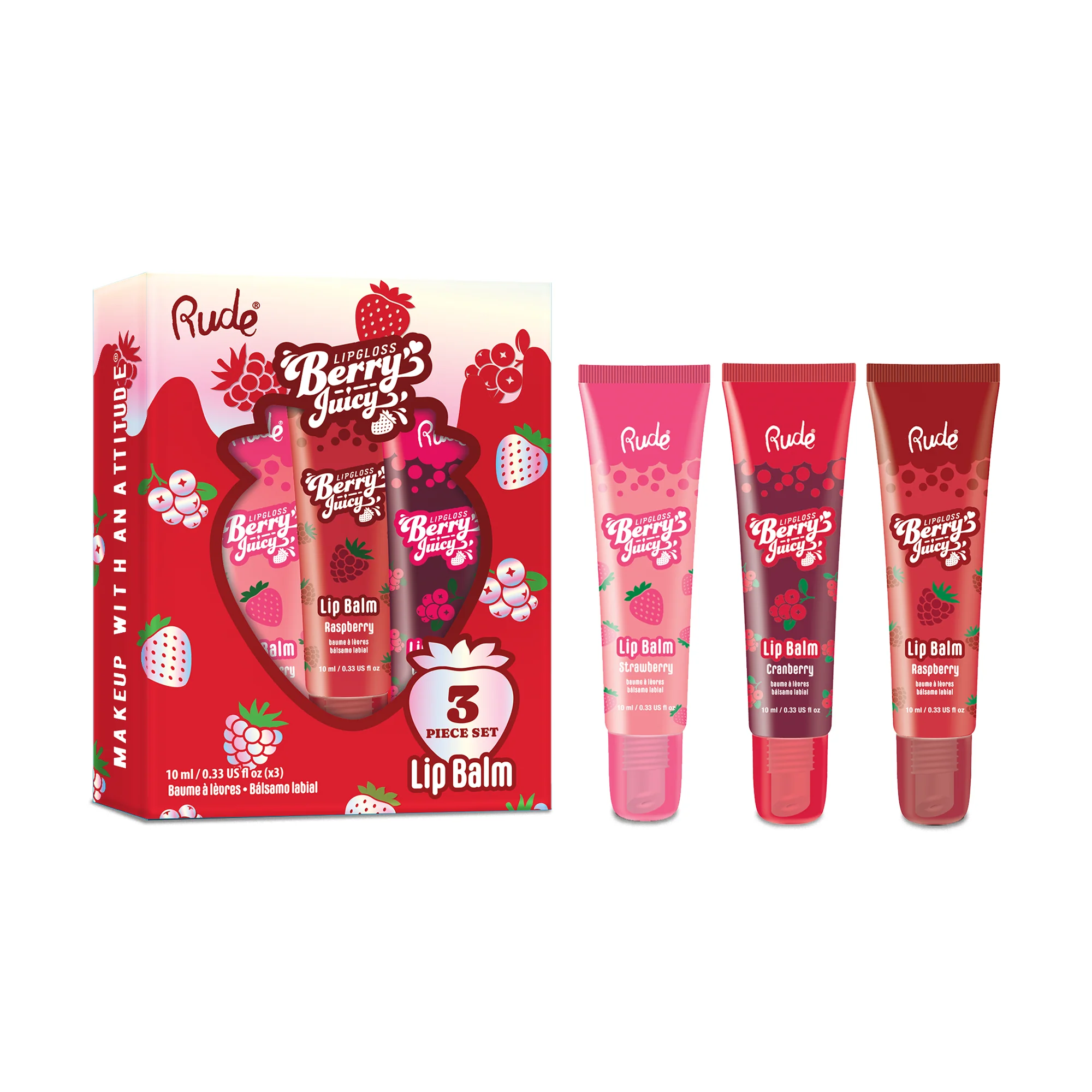 Berry Juicy Lip Balm Trio Set - Image 4