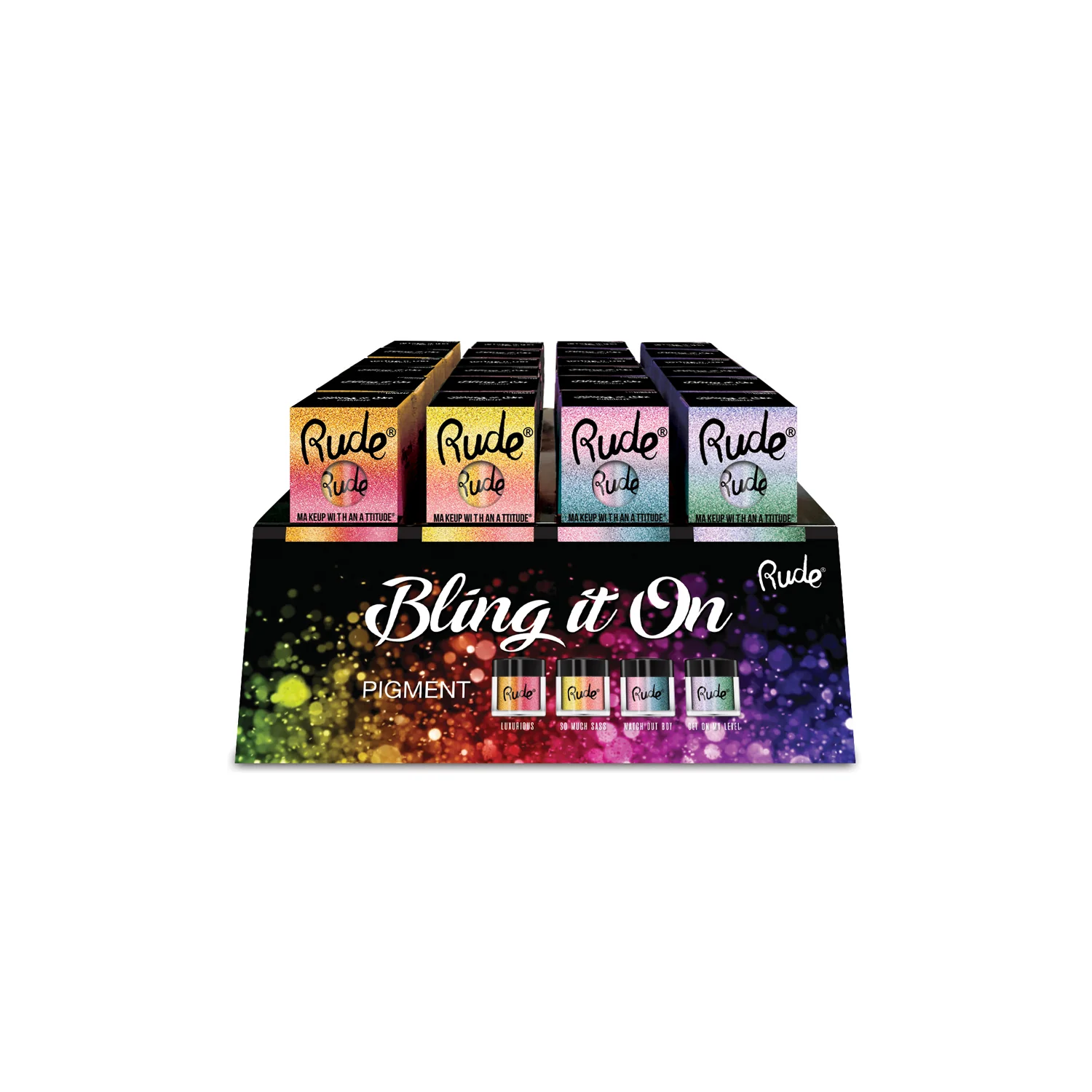 Bling It On Pigment Display Set, 32pcs