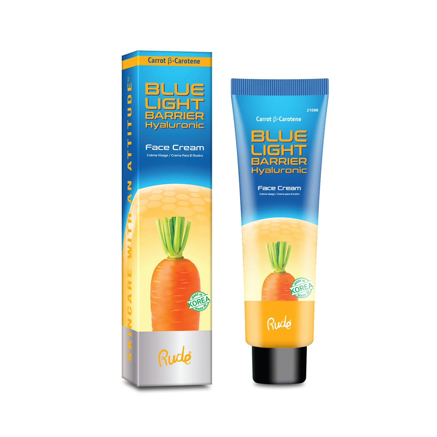 Blue Light Barrier Hyaluronic Face Cream Paper Display, 12pcs - Image 2