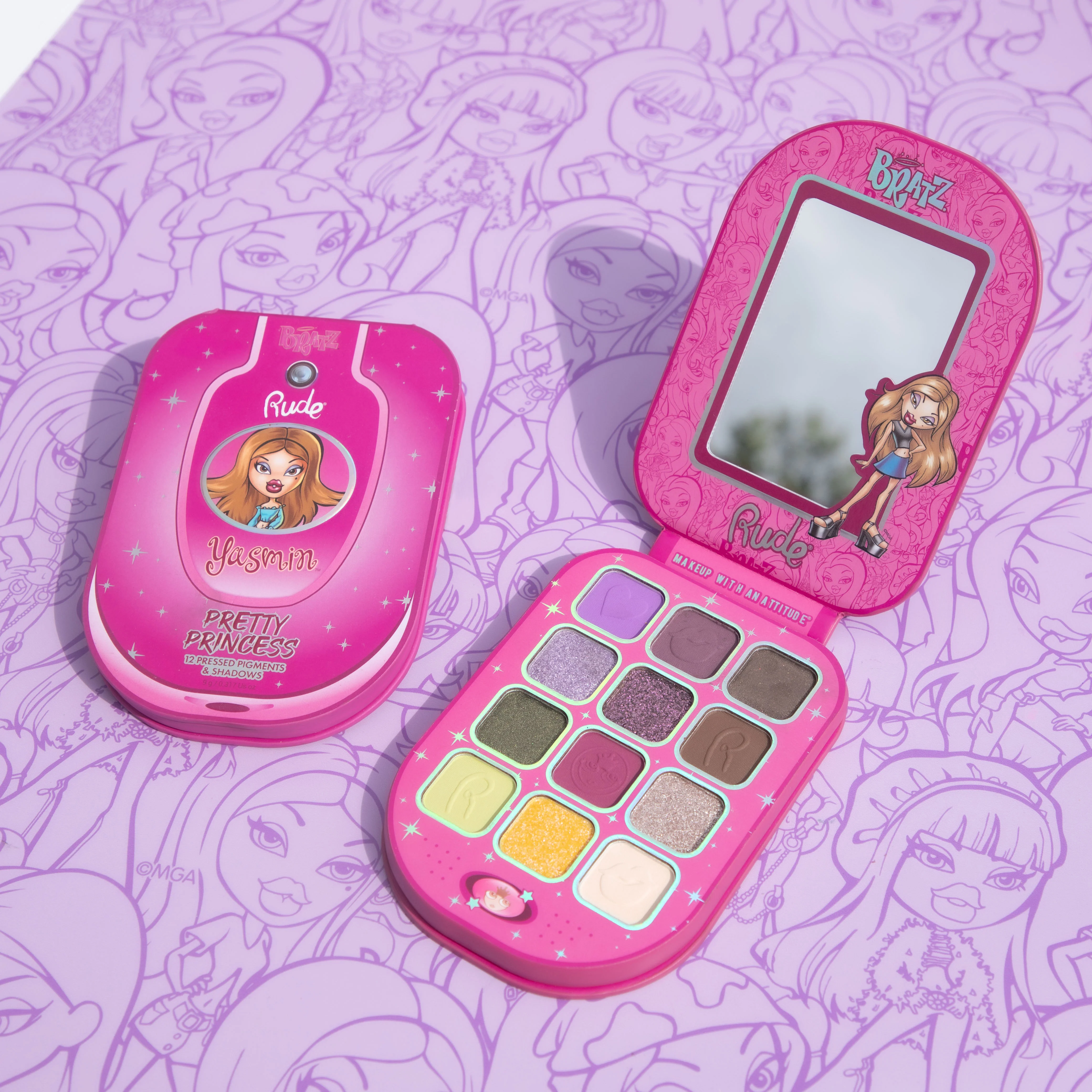 Bratz Yasmin Eyeshadow Palette - Pretty Princess - Image 2