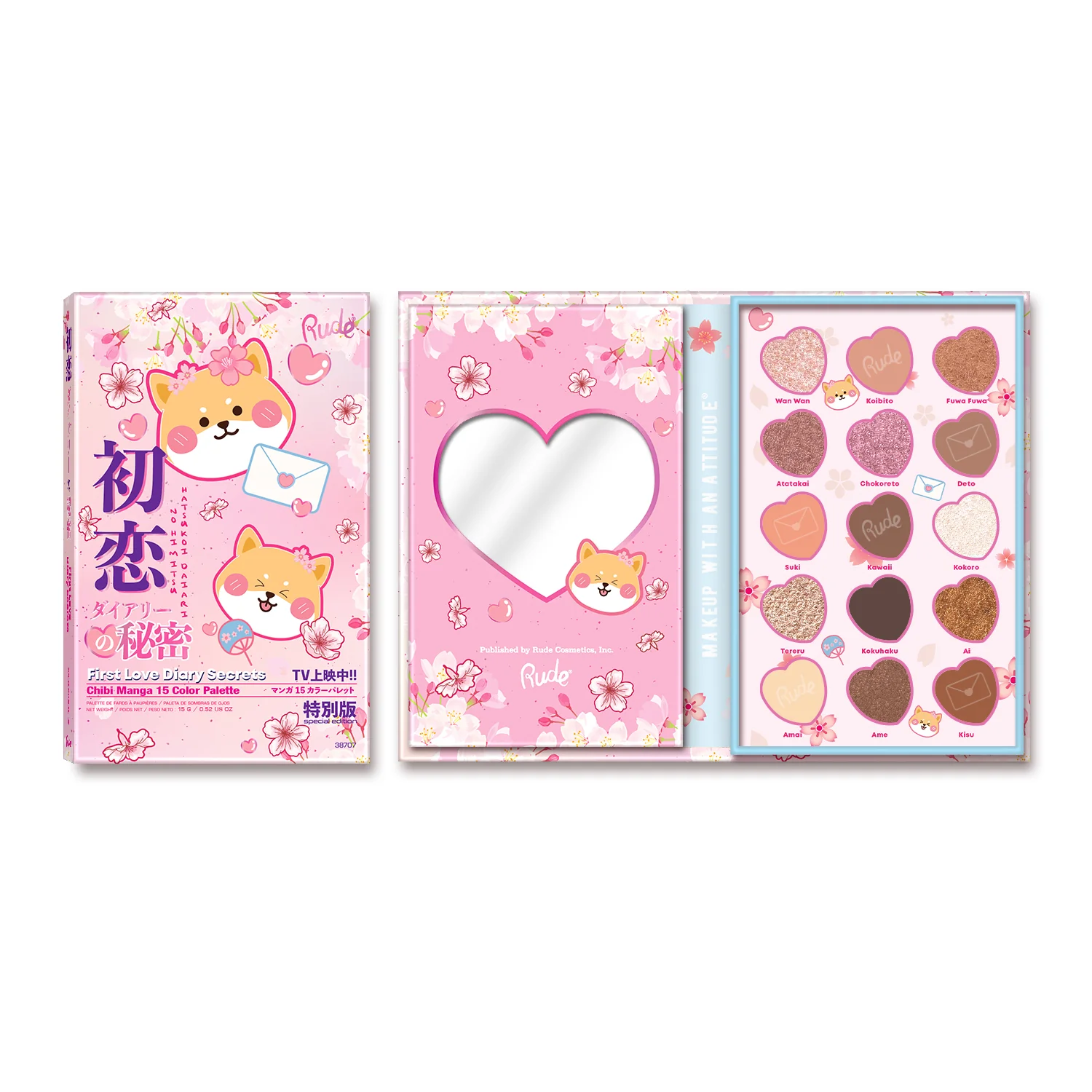 Chibi Manga Collection 15 Color Palette - First Love Diary Secrets - Image 2