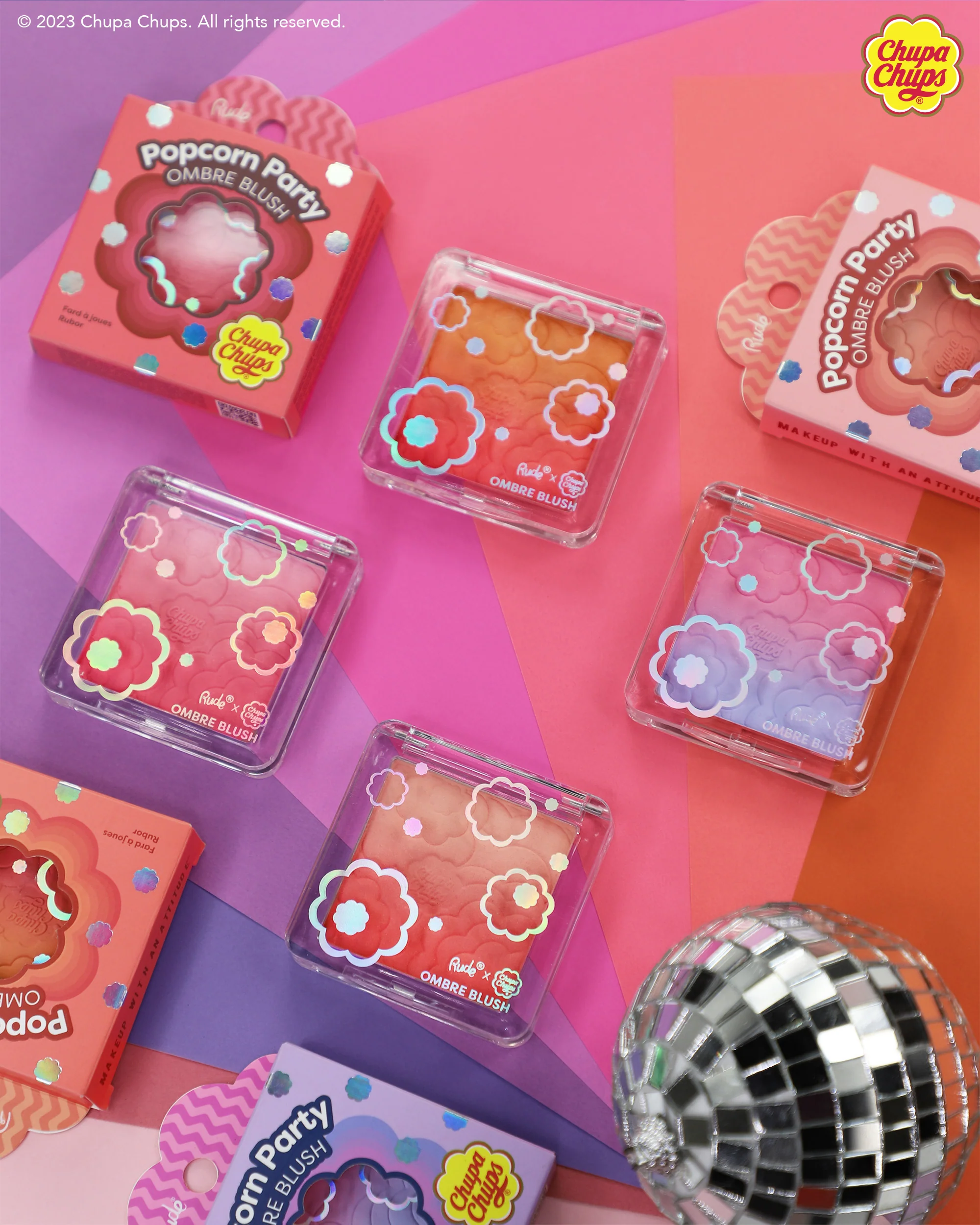 Chupa Chups Popcorn Party Ombre Blush - Image 3