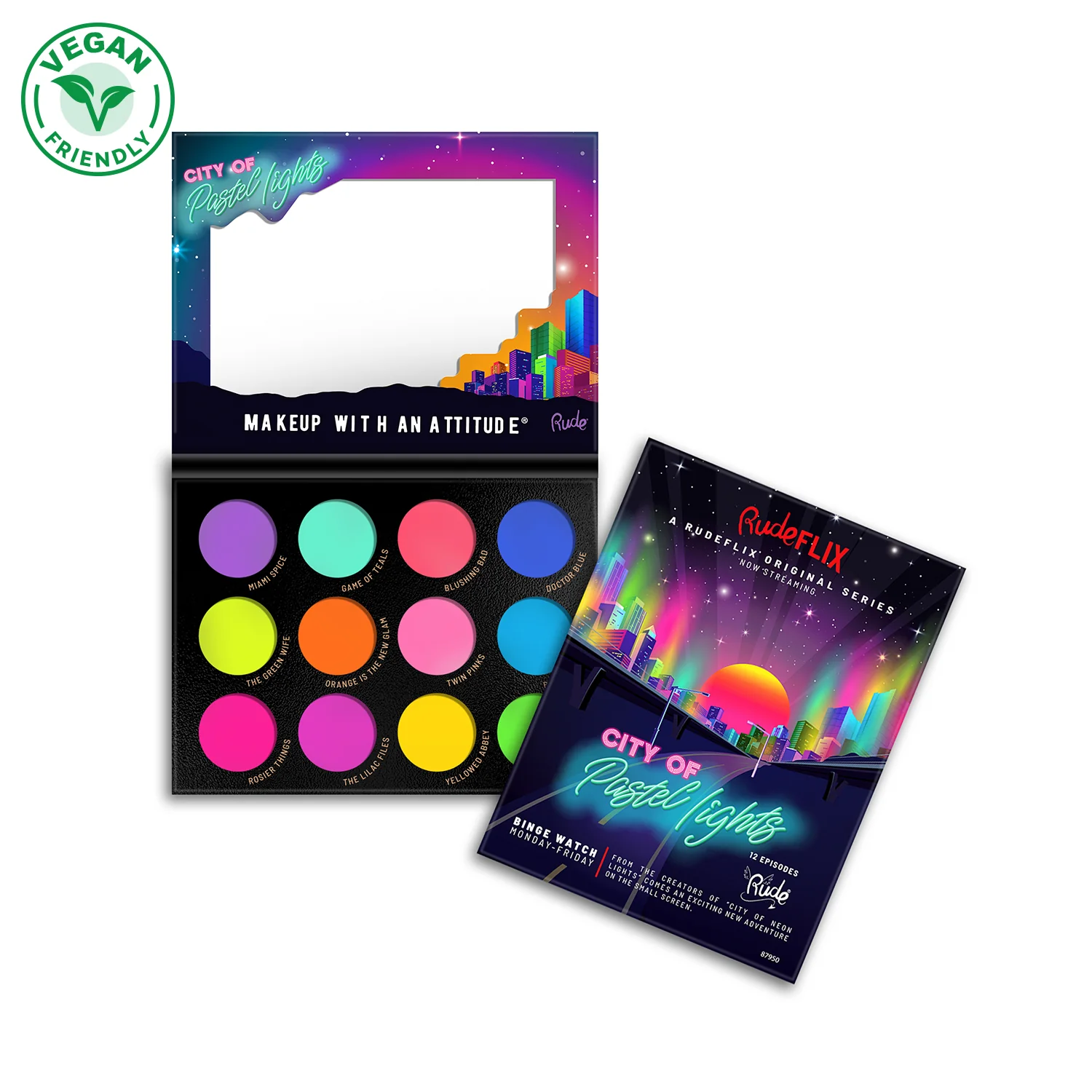 City of Pastel Lights - 12 Pastel Pigment & Eyeshadow Palette - Image 6