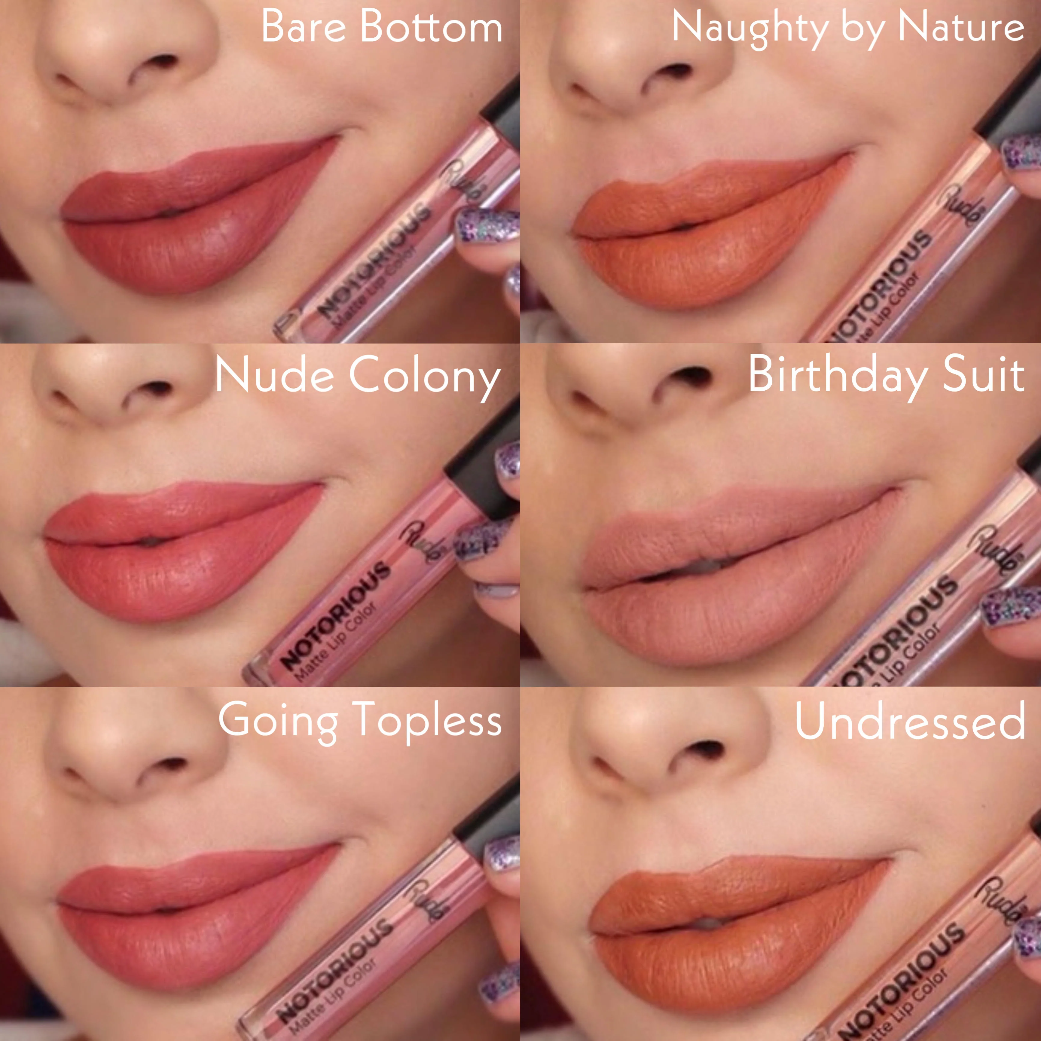 Keep It Sassy 6 Lip Color Set - Nude - Image 4