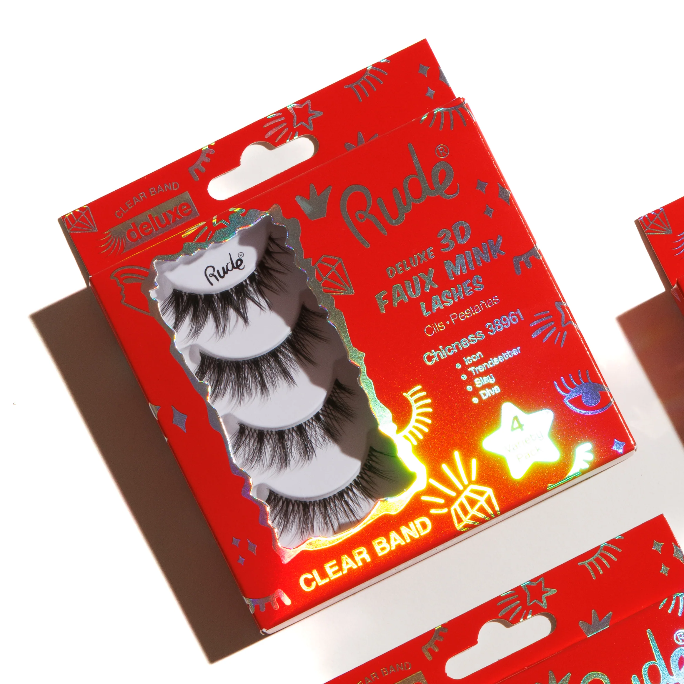 Deluxe 3D Faux Mink Lashes 4 Variety Pack - Image 6