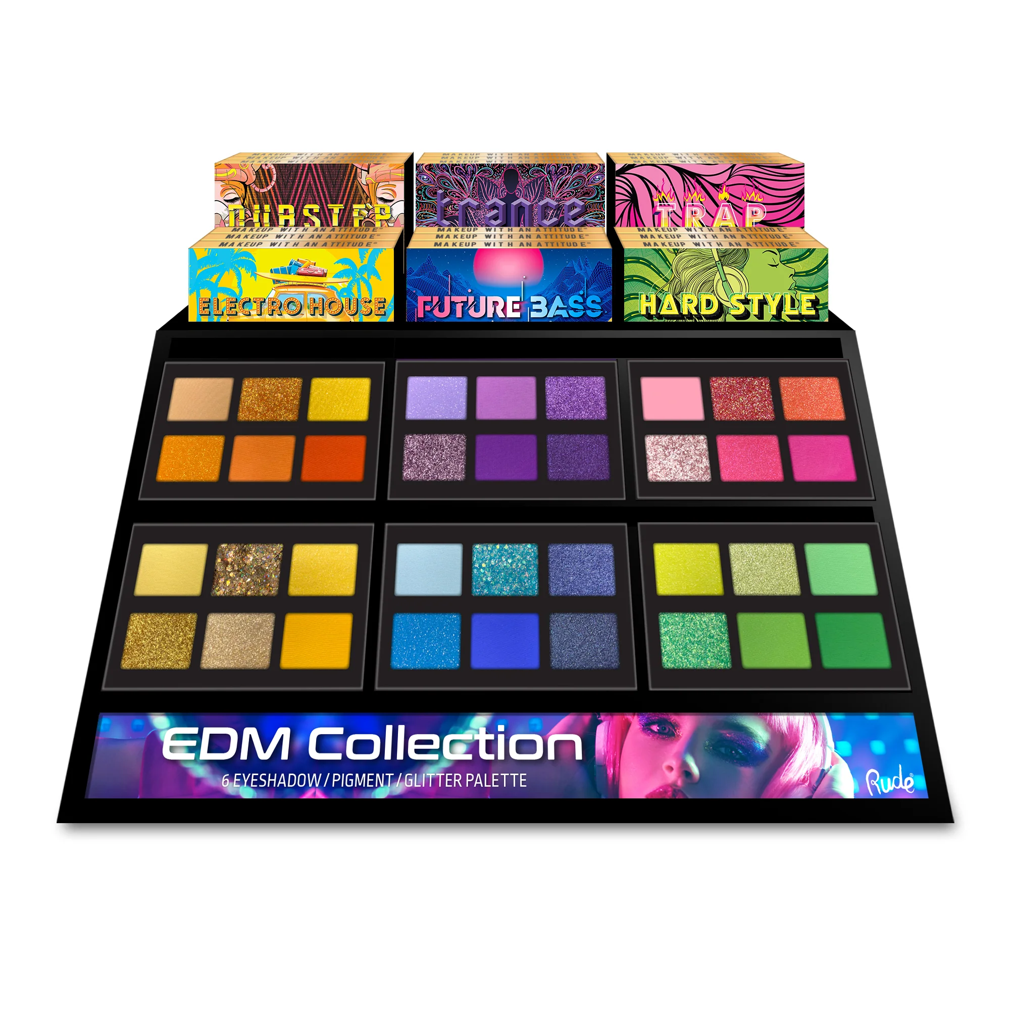 EDM Collection Acrylic Display Set, 48 pcs