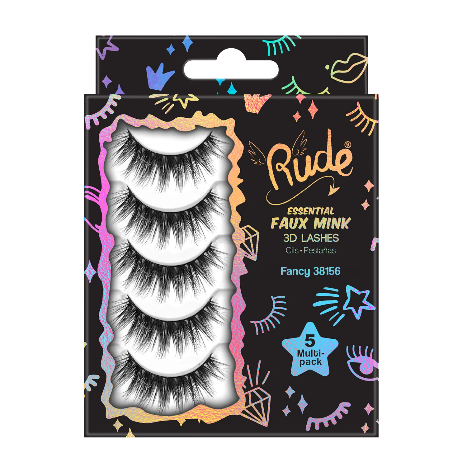 Essential Faux Mink 3D Lashes 5 Multi-Pack - Image 3