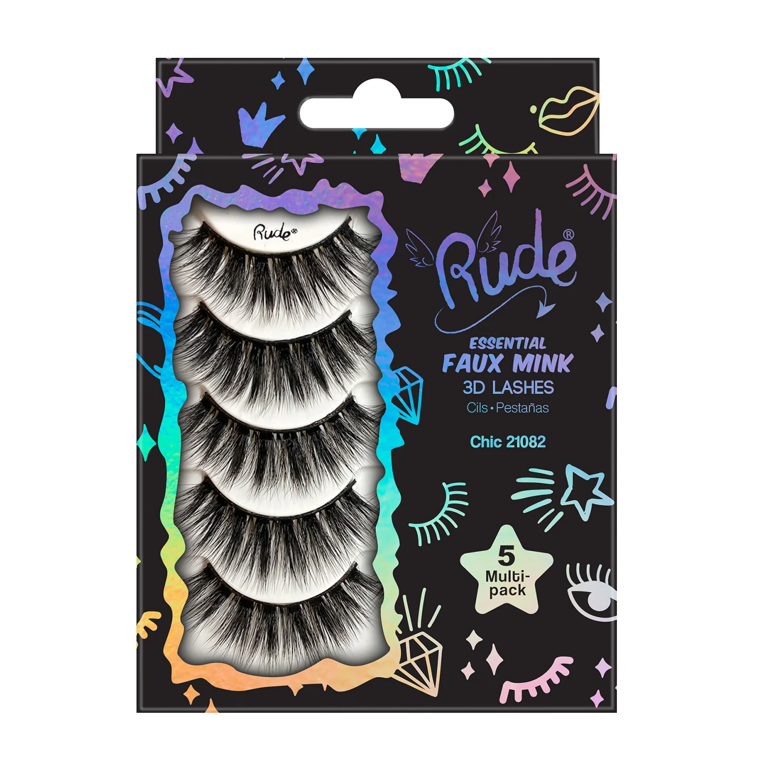 Essential Faux Mink 3D Lashes 5 Multi-Pack - Image 5