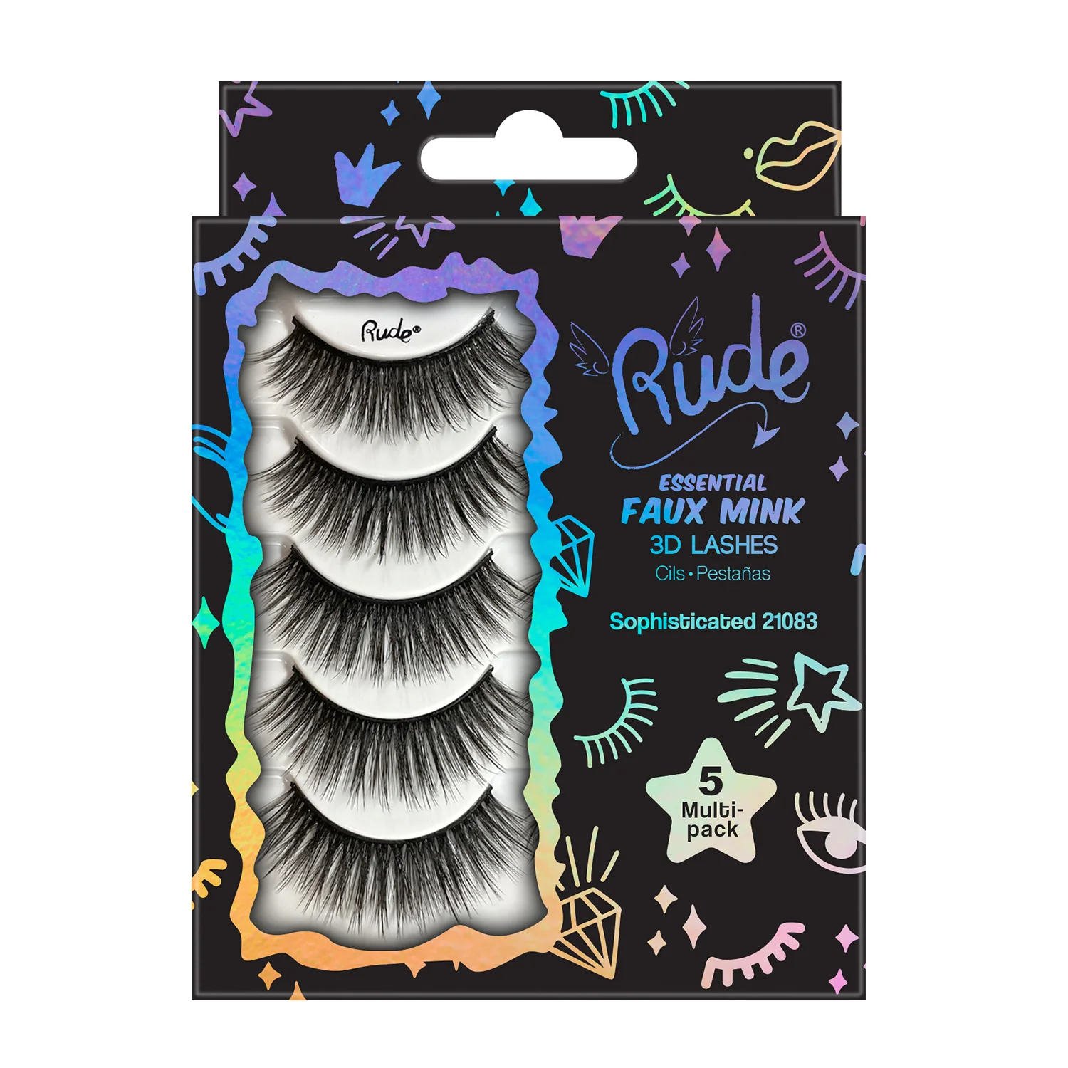 Essential Faux Mink 3D Lashes 5 Multi-Pack - Image 6
