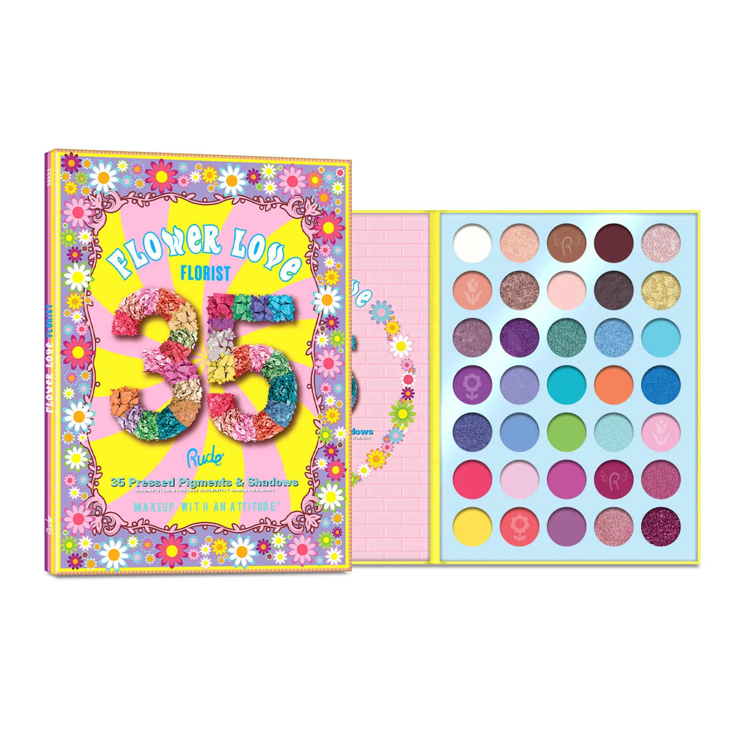 Flower Love 35 Pressed Pigment & Shadows - Florist - Image 4