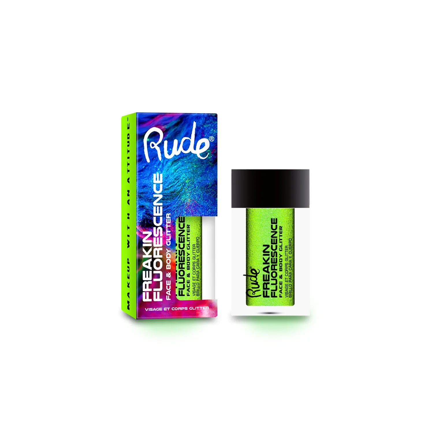 Freakin Fluorescence Face and Body Glitter Display Set, 32pcs - Image 3
