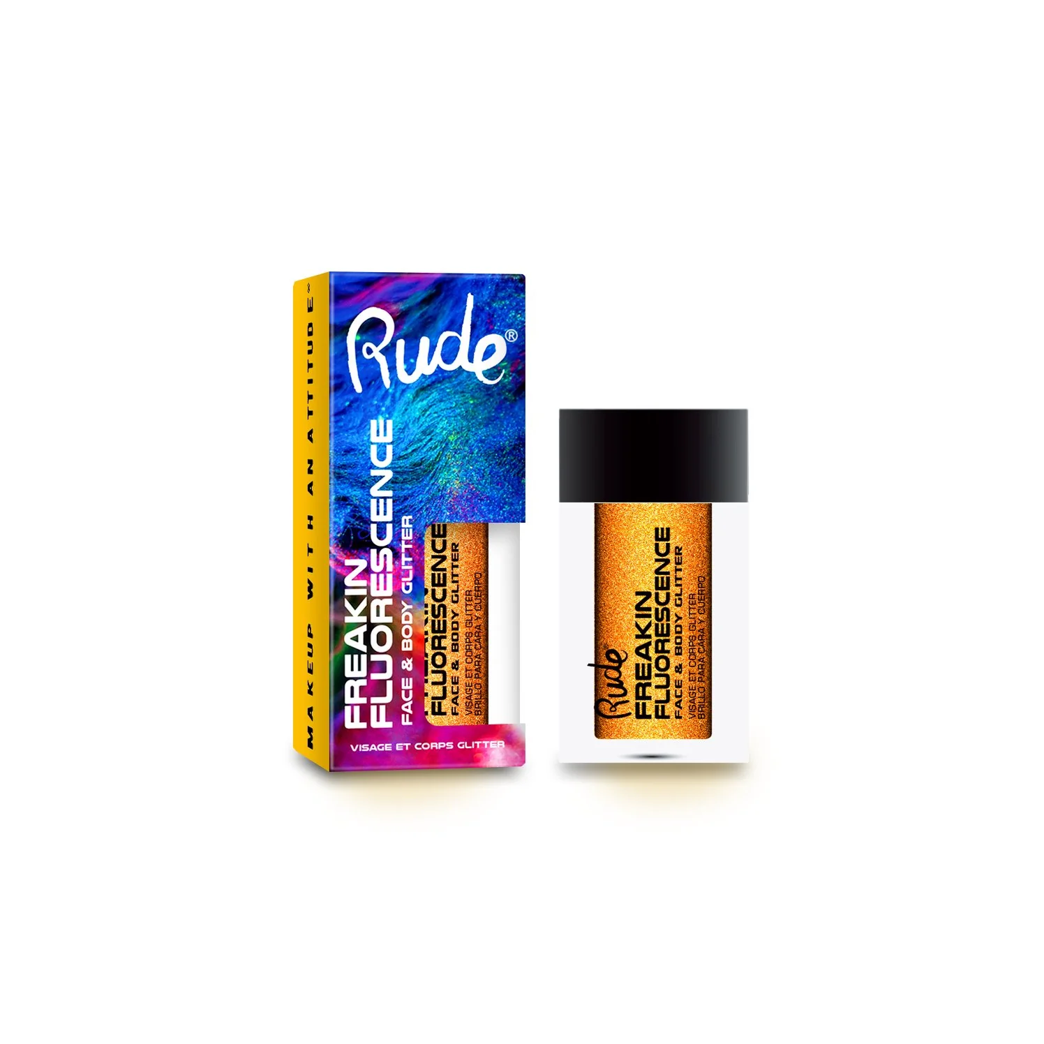 Freakin Fluorescence Face and Body Glitter Display Set, 32pcs - Image 4