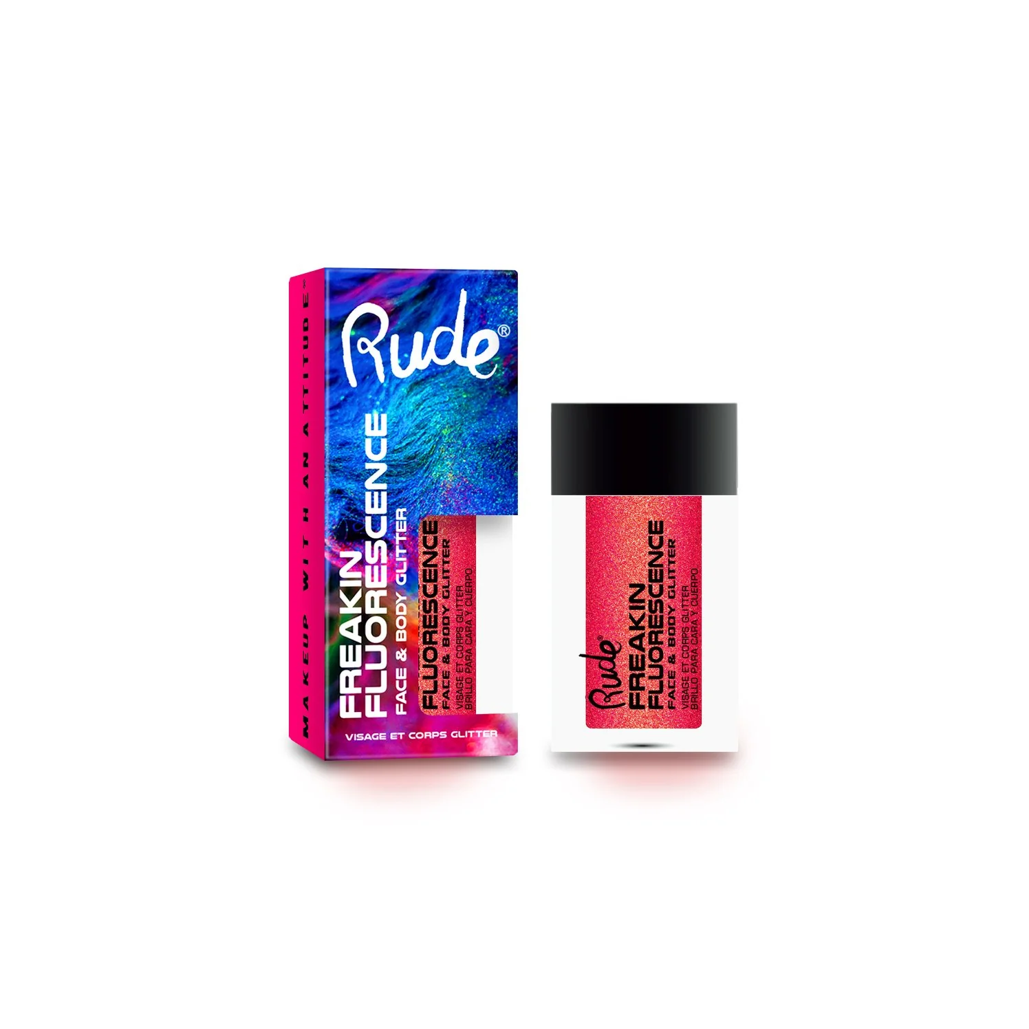 Freakin Fluorescence Face and Body Glitter Display Set, 32pcs - Image 5