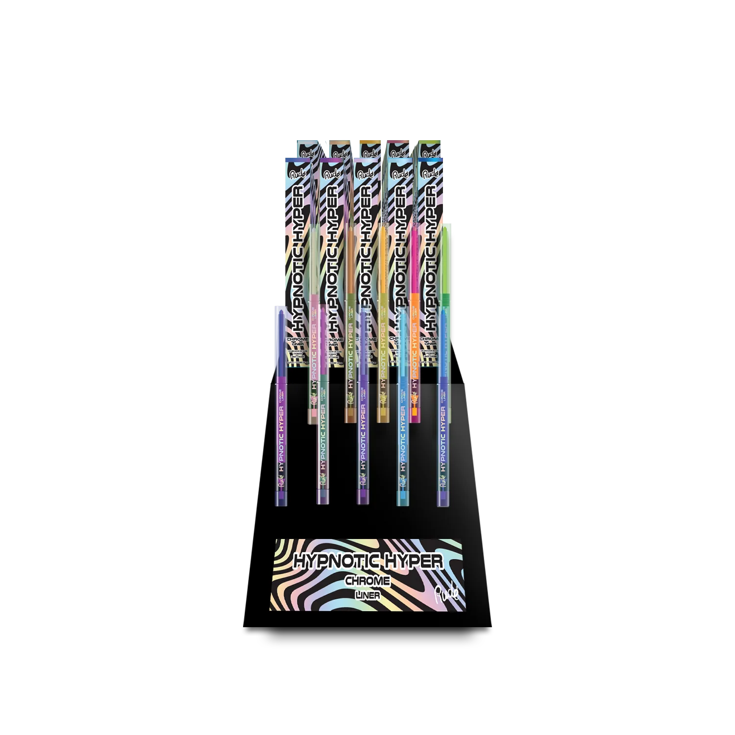 Hypnotic Hyper Chrome Liner Display Set, 80 PCS