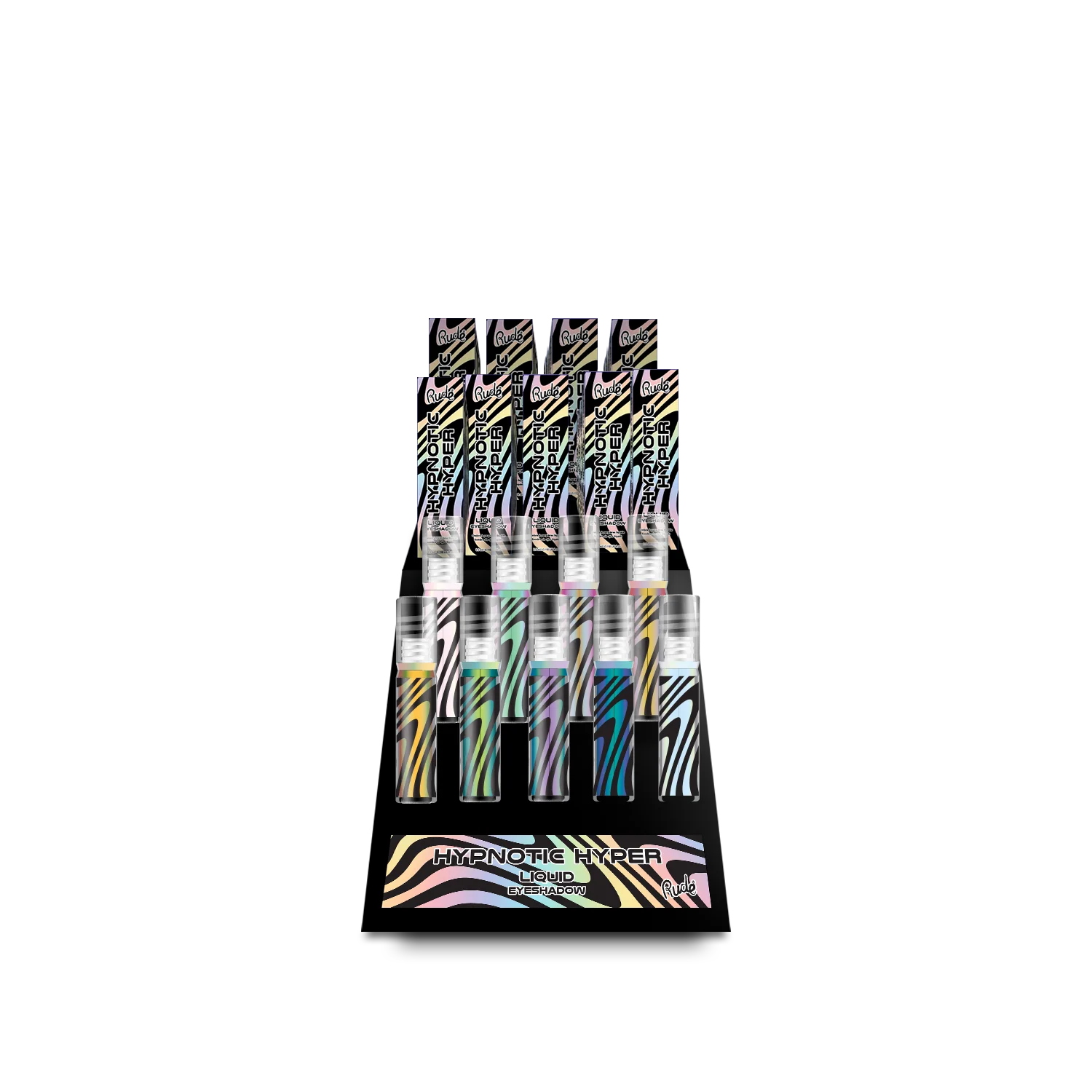 Hypnotic Hyper Liquid Eyeshadow Display Set, 72 PCS