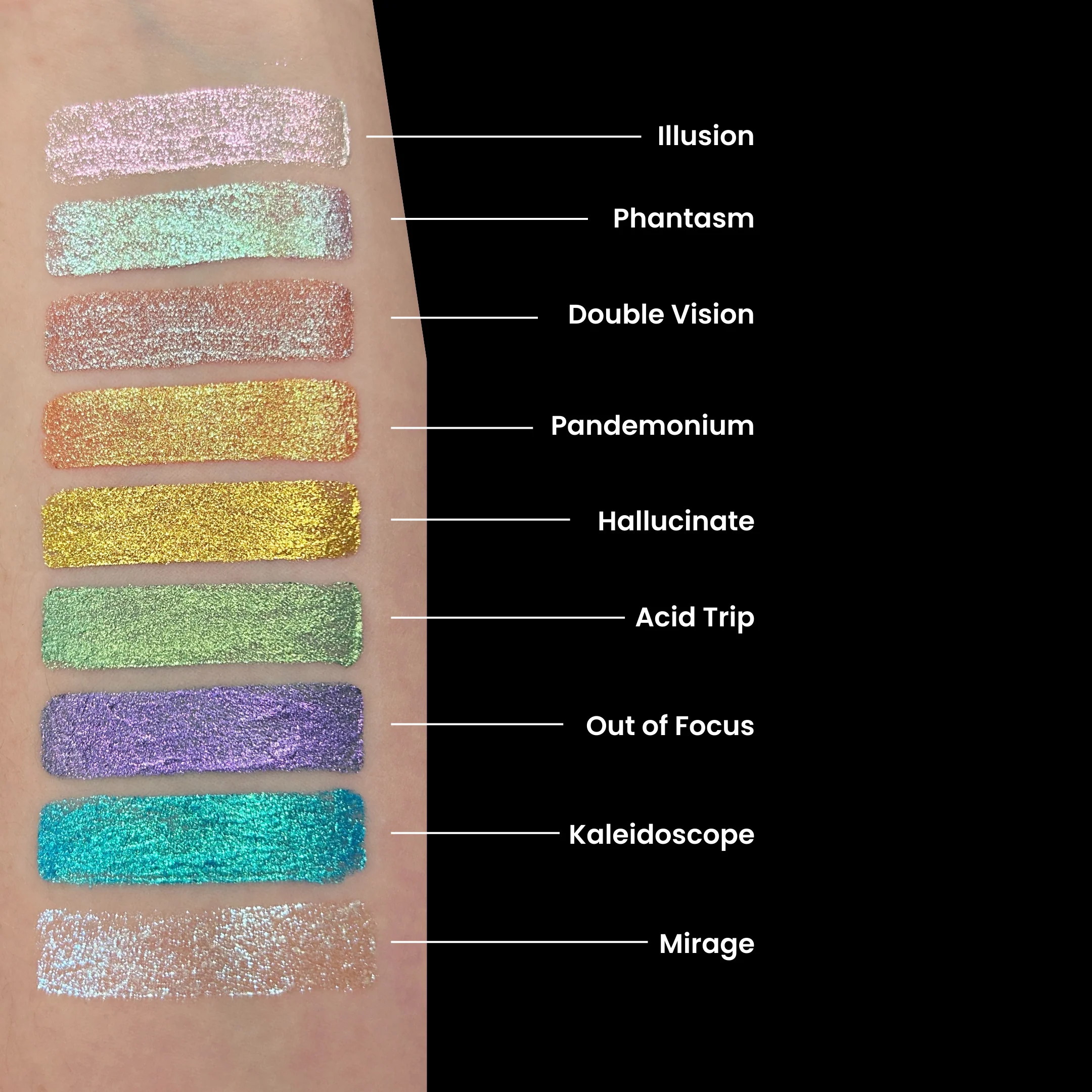 Hypnotic Hyper Liquid Eyeshadow Display Set, 72 PCS - Image 11