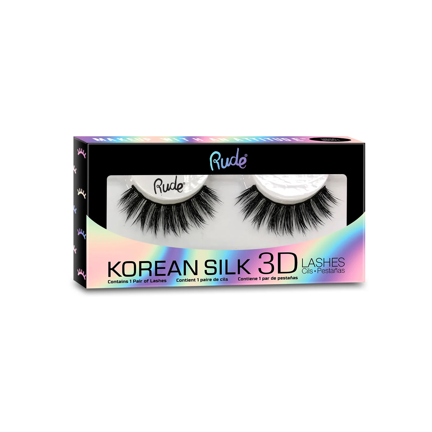 Lush - Korean Silk 3D Lashes Foam Board Display Set, 36 pcs - Image 4