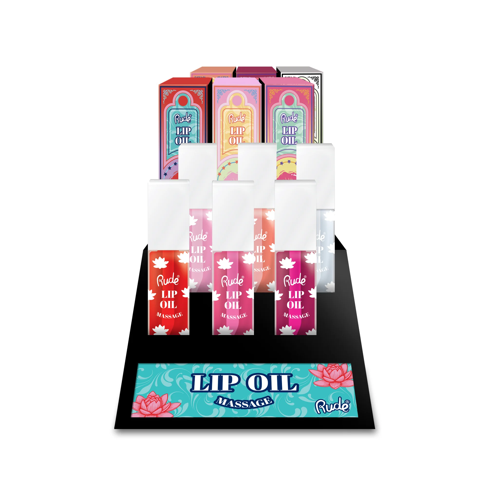 Lip Oil Massage Display Set, 48 pcs