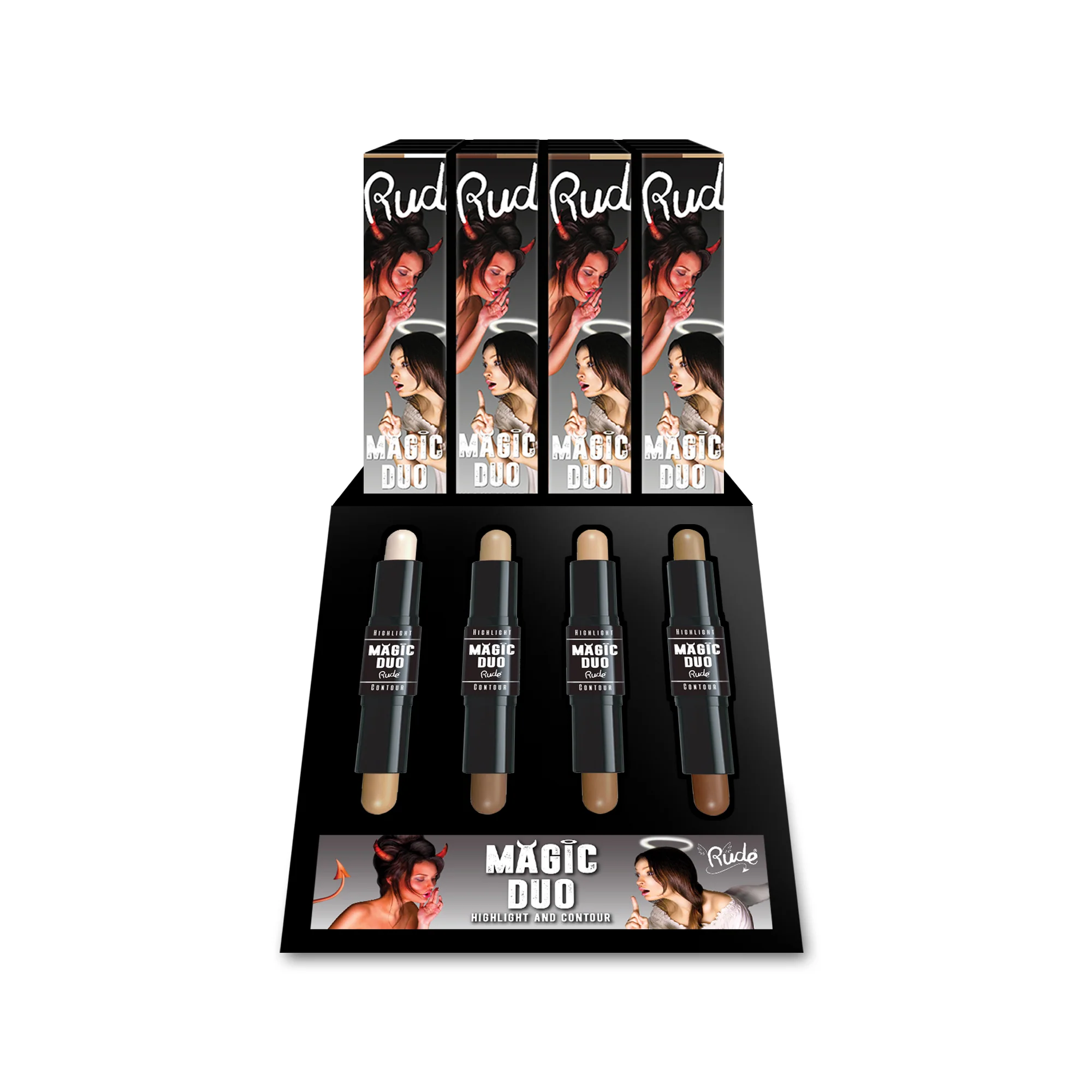 Magic Duo Highlight and Contour Display Set, 32pcs