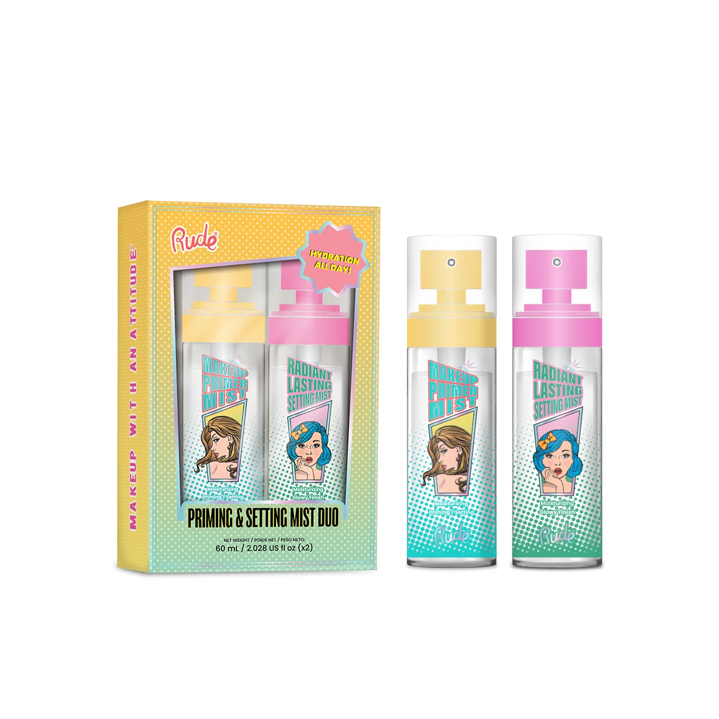 Makeup Primer Spray + Radiant Lasting Setting Mist Duo - Image 3