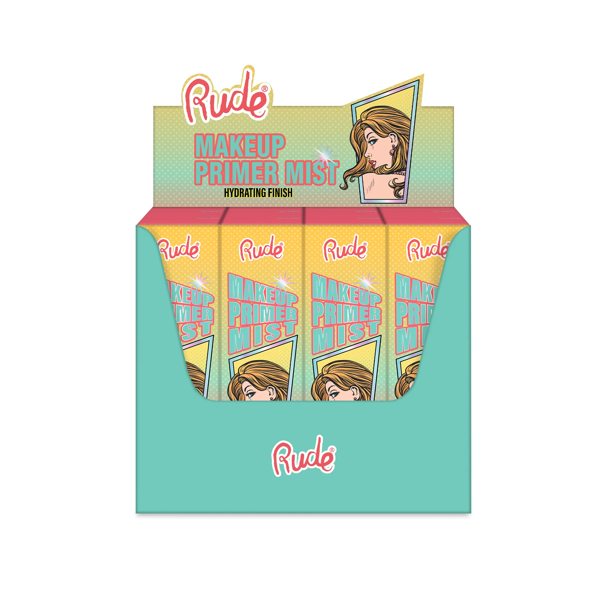 Makeup Primer Spray Paper Display, 12pcs