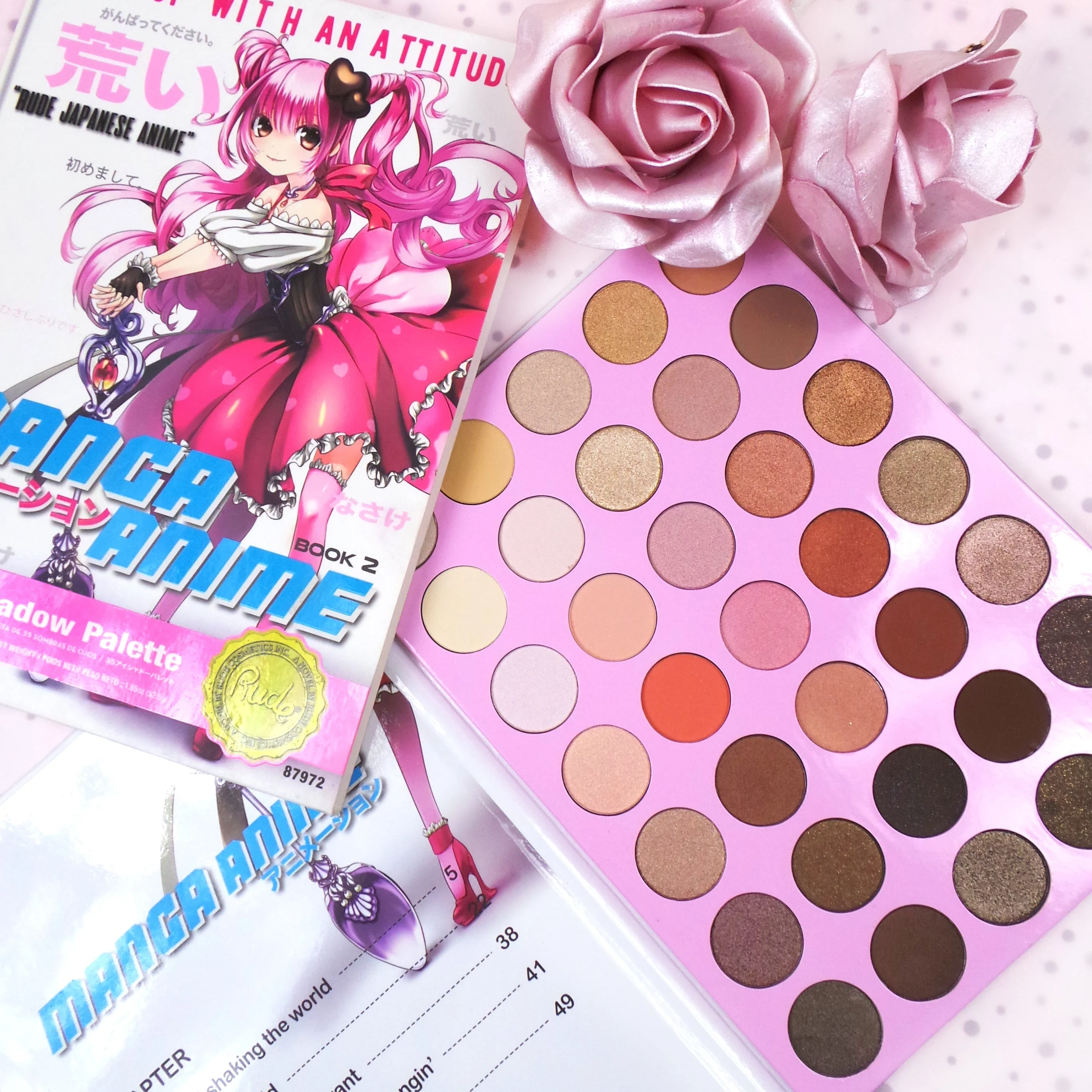 Book 2 (Manga Anime) 35 Eyeshadow Palette Display Set, 12 pcs - Image 2