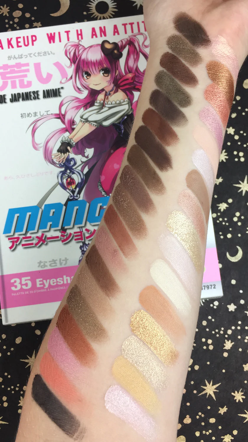 Book 2 (Manga Anime) 35 Eyeshadow Palette Display Set, 12 pcs - Image 4