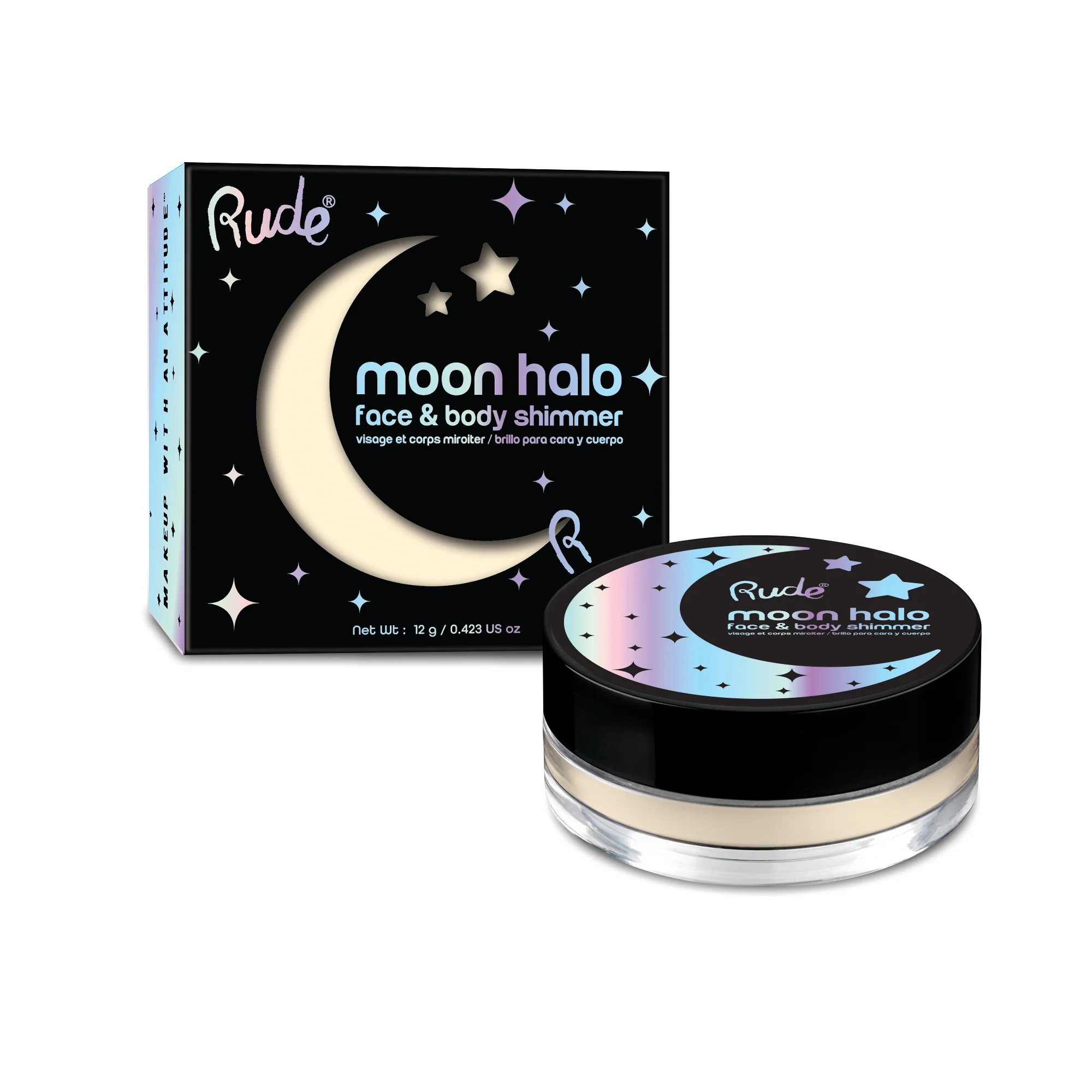 Moon Halo Face & Body Shimmer Display Set, 24pcs - Image 6