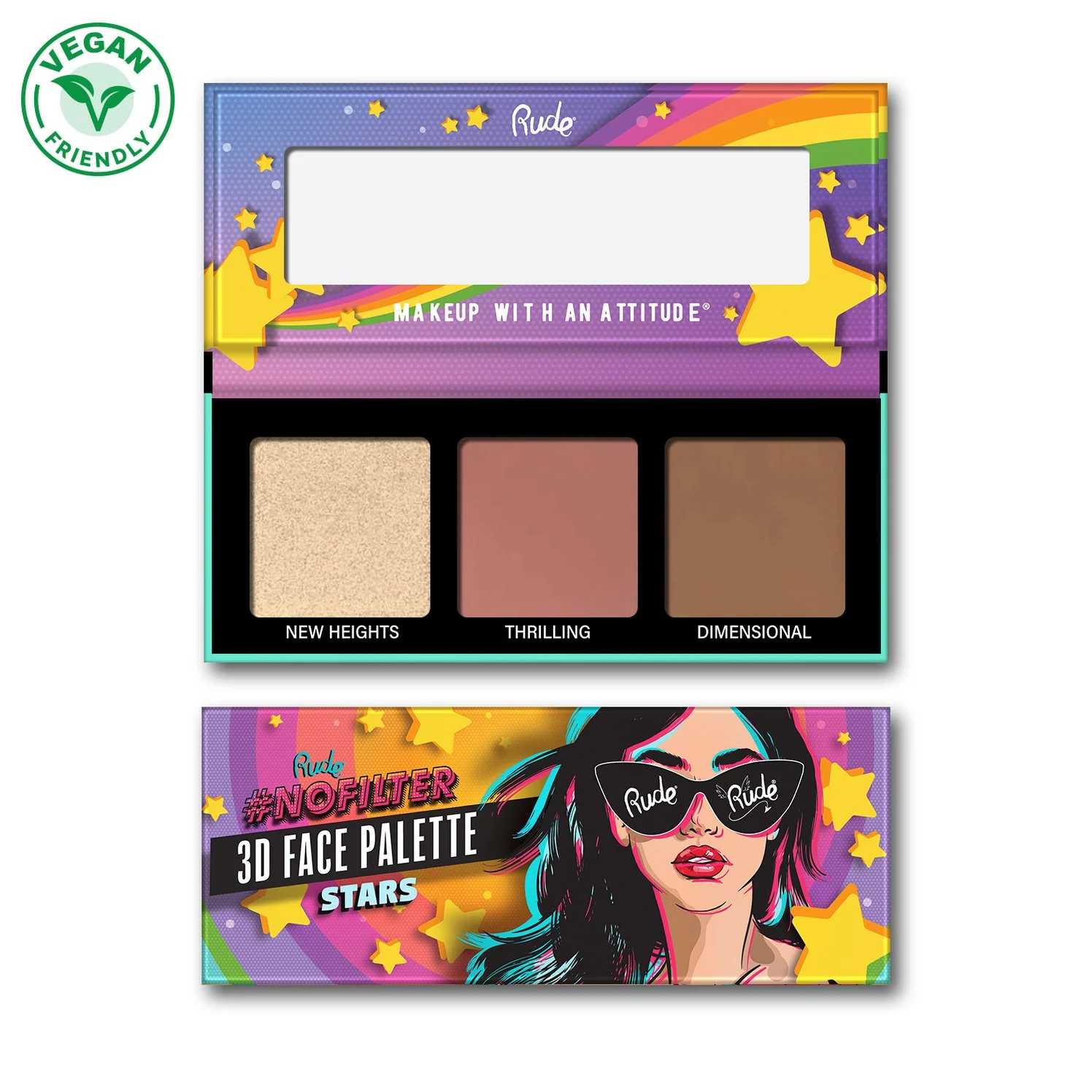 NoFilter 3D Face Palette Display Set, 12pcs - Image 2