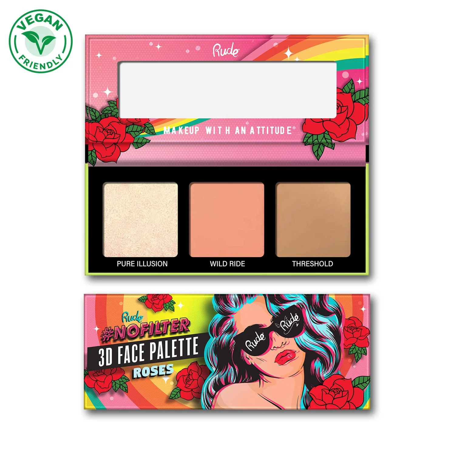 NoFilter 3D Face Palette Display Set, 12pcs - Image 3
