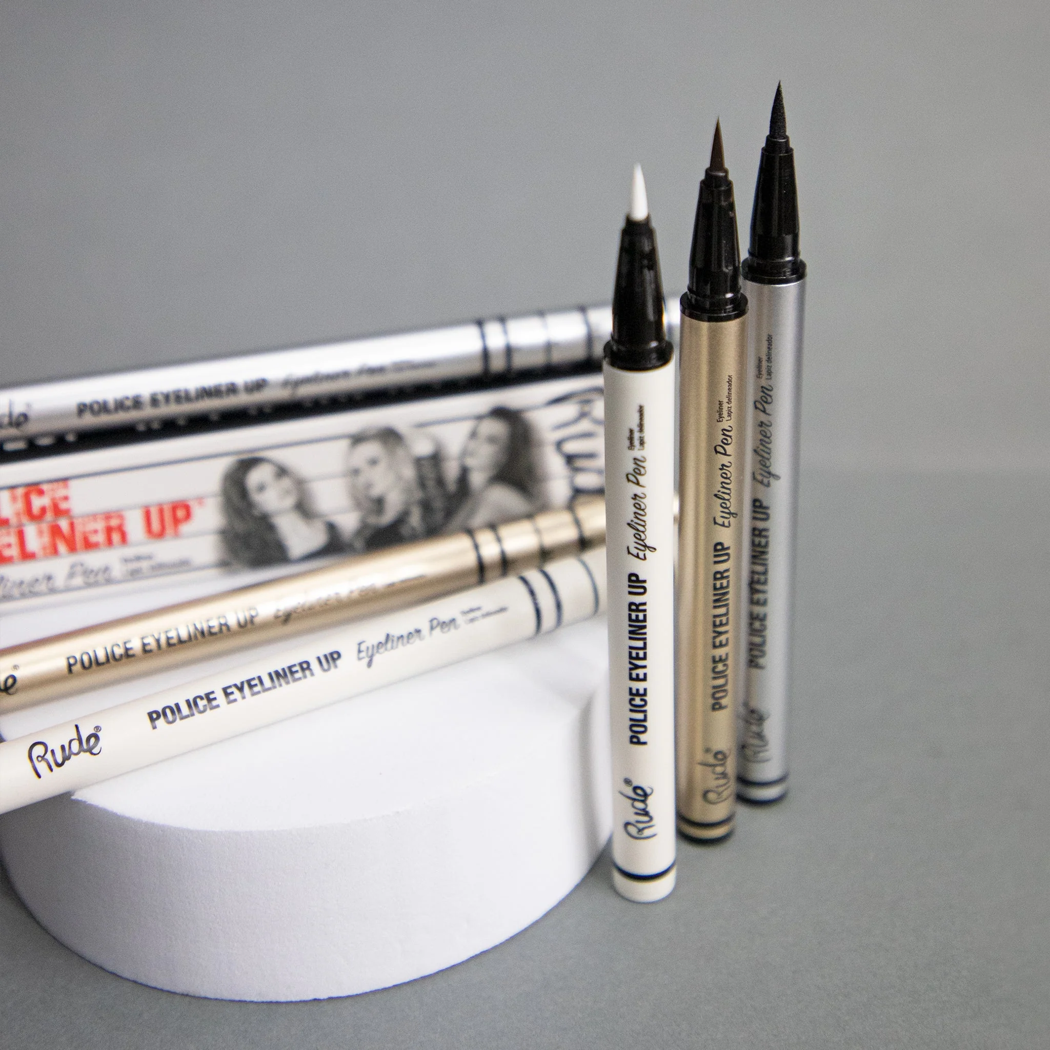 Police Eyeliner Up Eyeliner Pen Display Set, 24pcs - Image 3