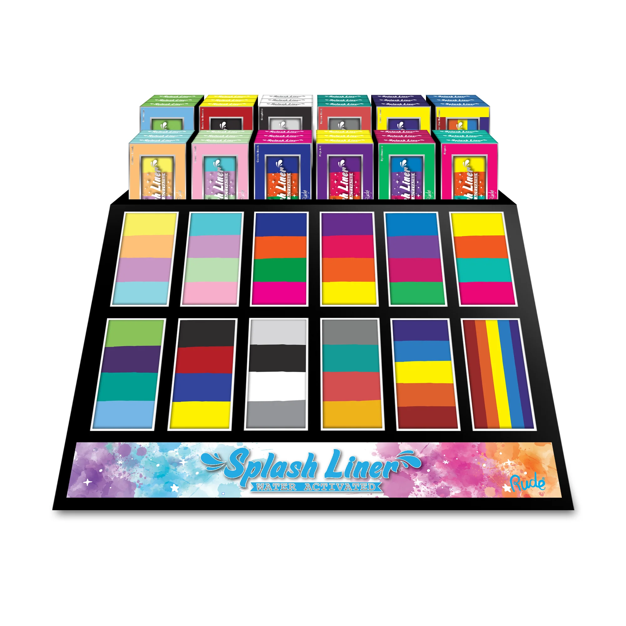 Splash Liner Display Set, 72 pcs