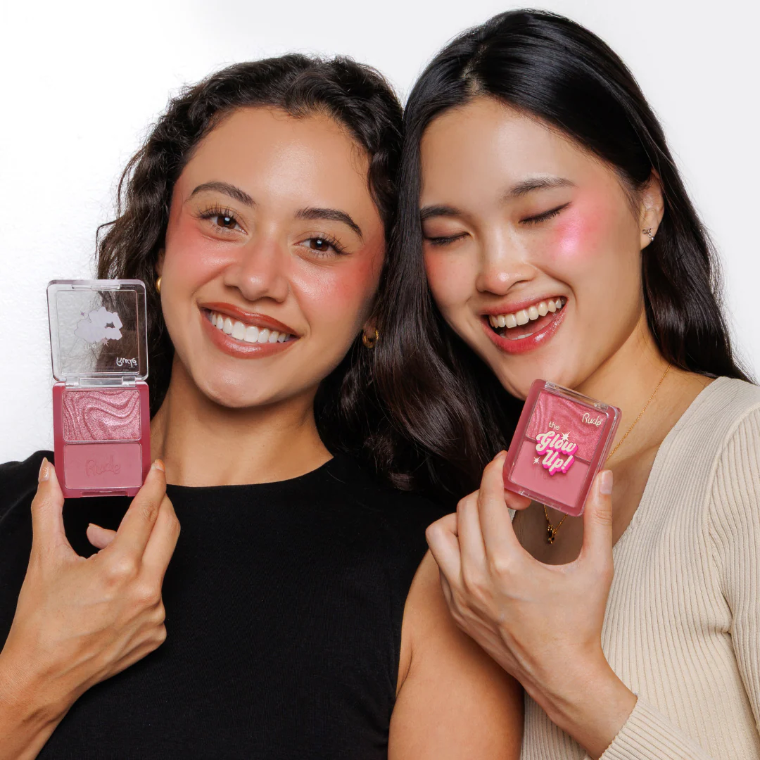 The Glow Up! Matte & Shimmer Blush Duo - Image 7
