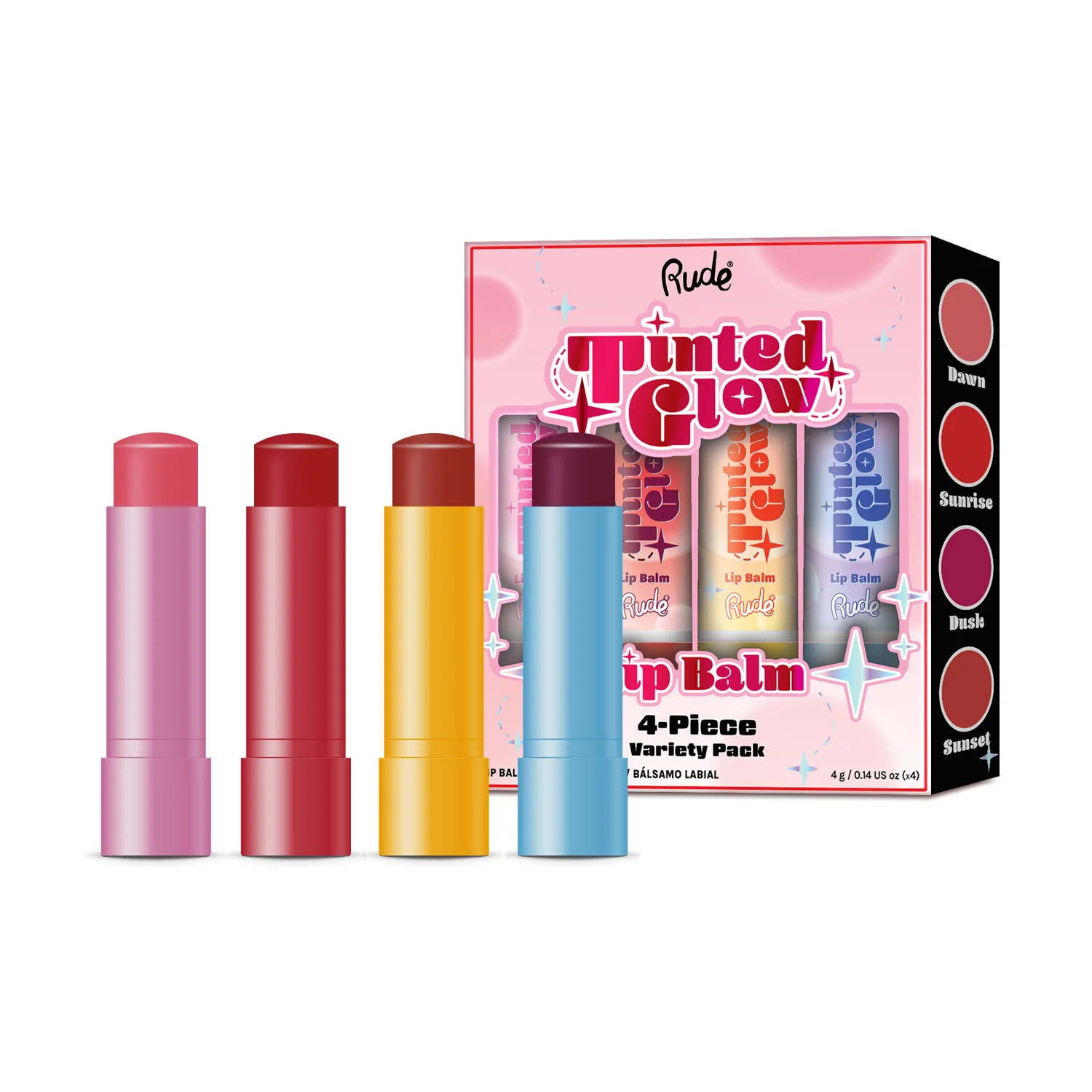 Tinted Glow Lip Balm (4 Piece Set) - Image 6