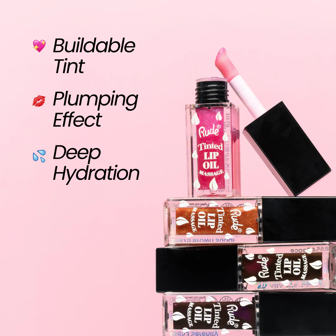 Lip Oil Massage Tinted & Plumping Lip Oil - Image 3