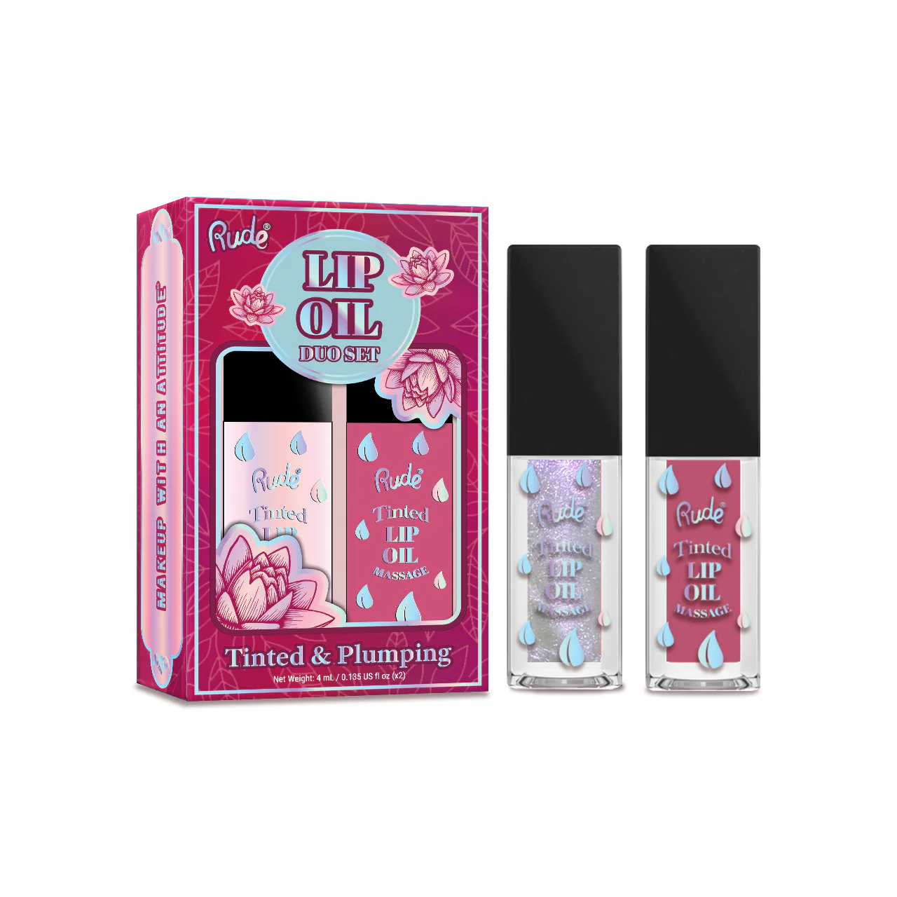 Tinted & Plumping Lip Oil Massage Duo Set - Image 5