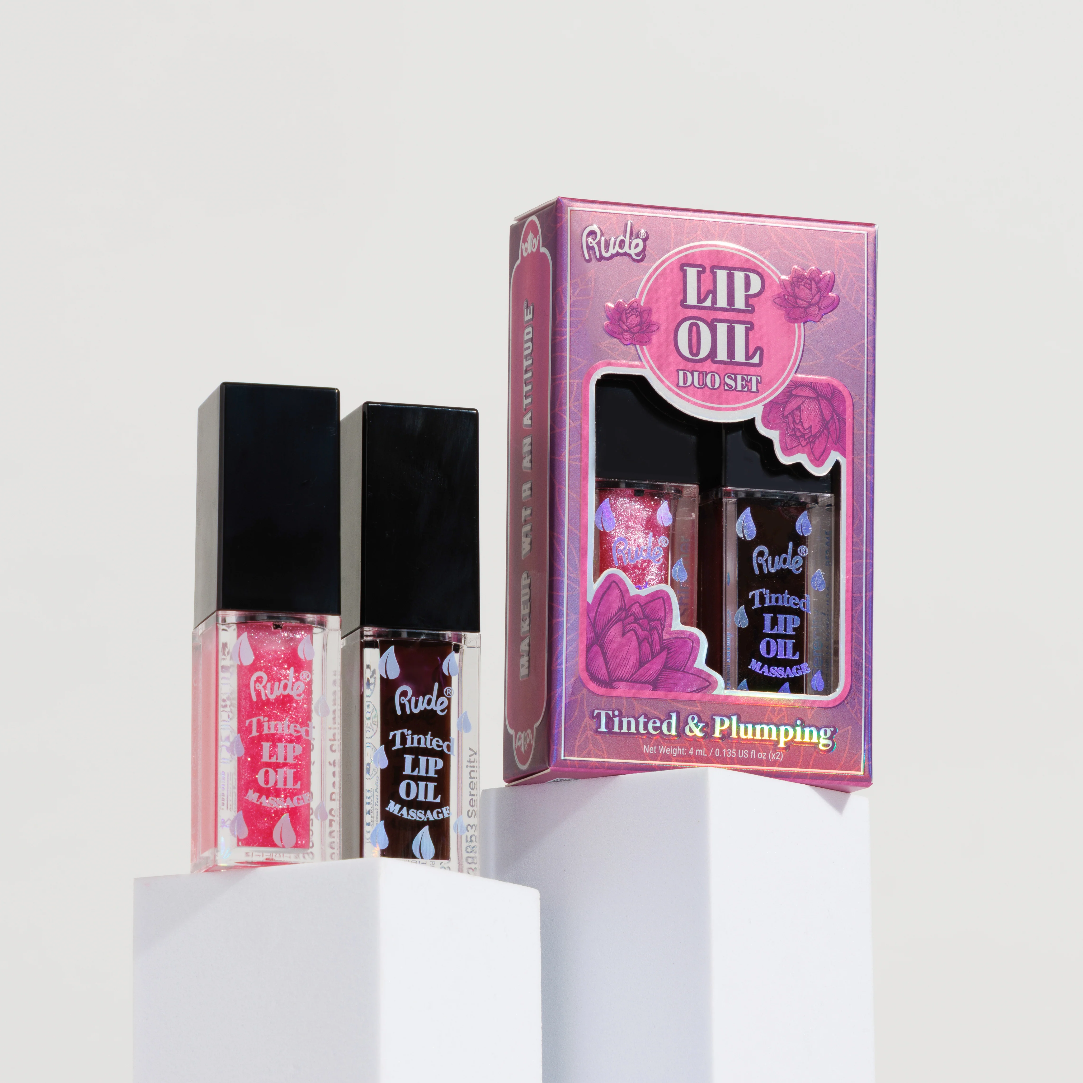 Tinted & Plumping Lip Oil Massage Duo Set - Image 6