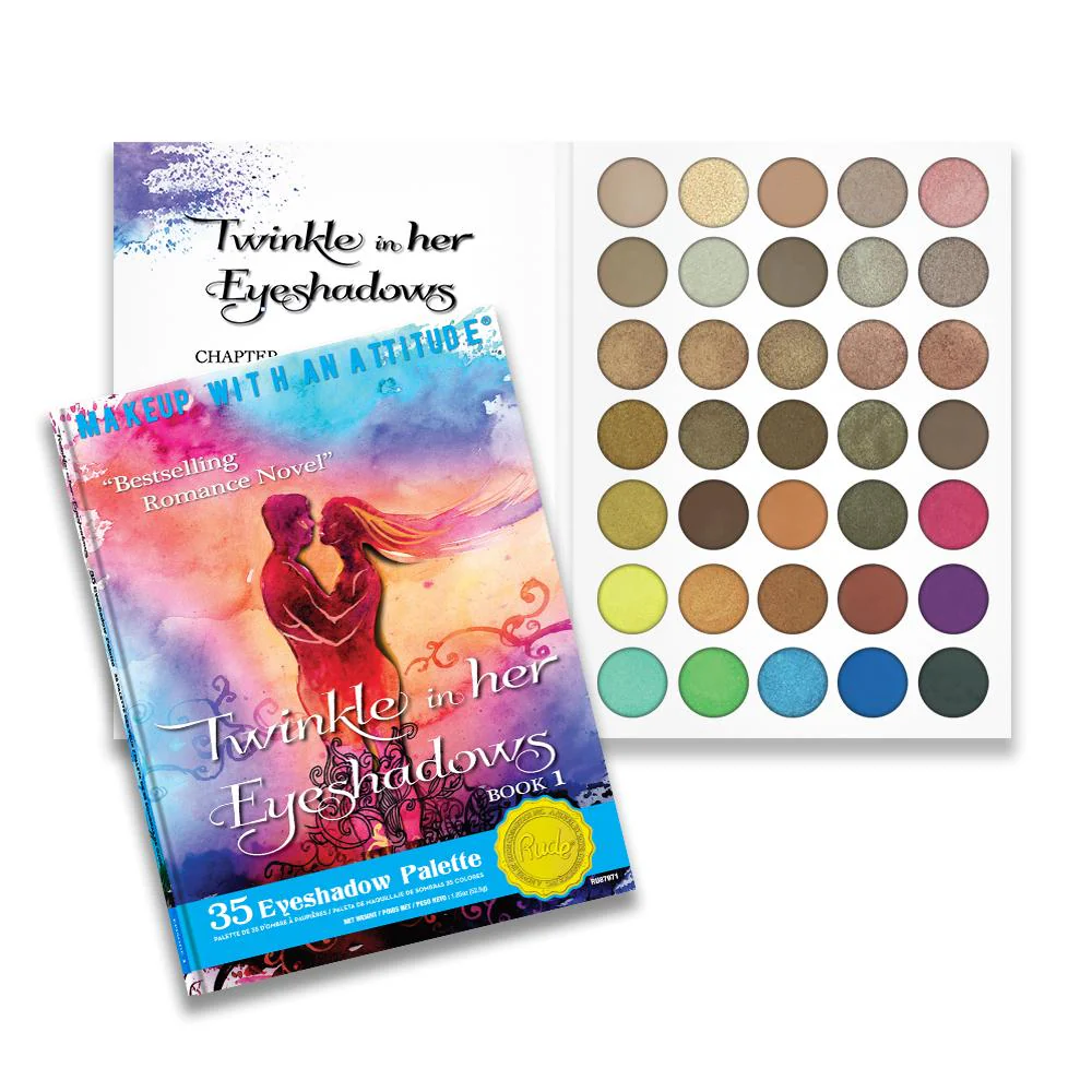 Book 1 (Twinkle In Her Eyeshadows) 35 Eyeshadow Display Set, 12pcs - Image 2