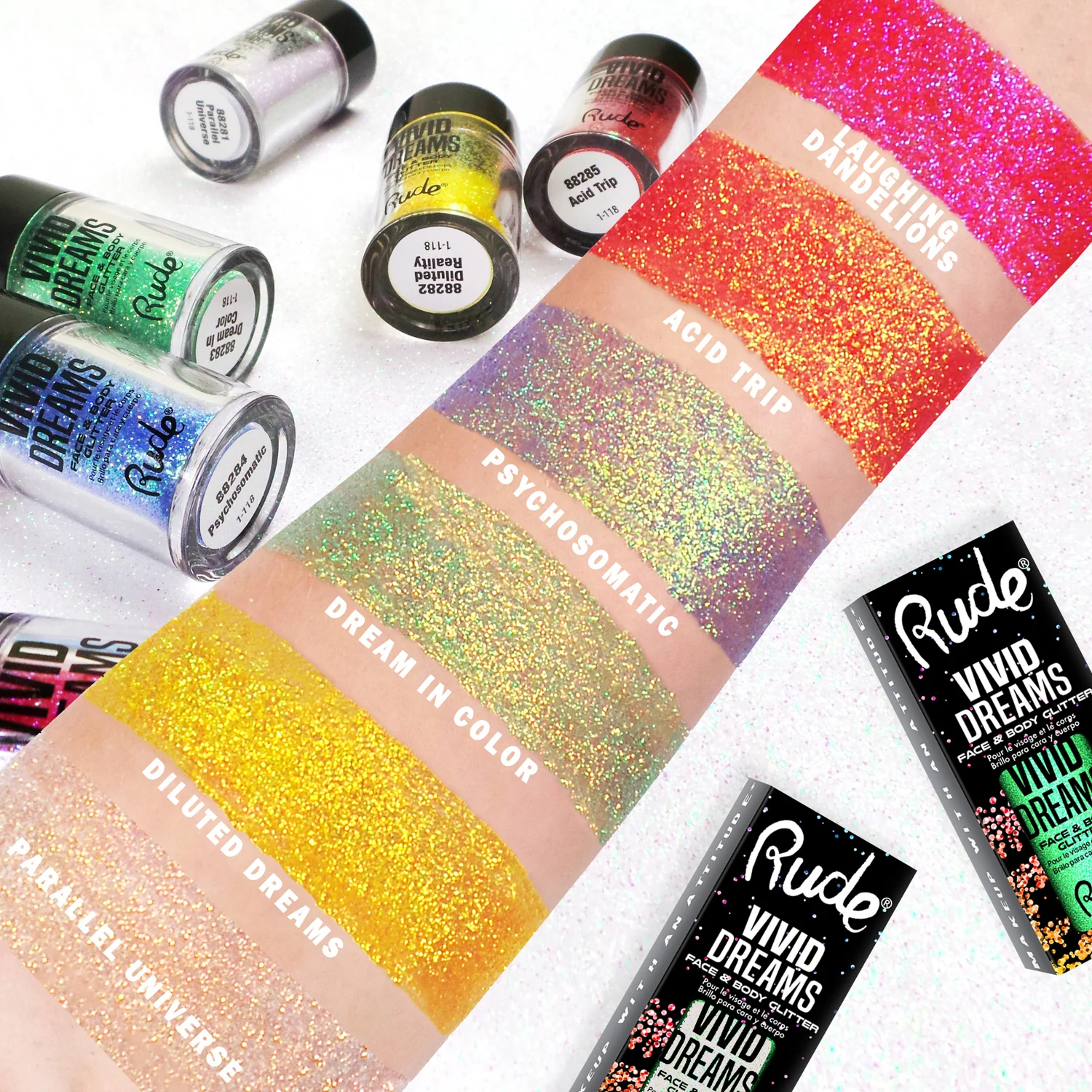 Vivid Dreams Face & Body Glitter - Image 3