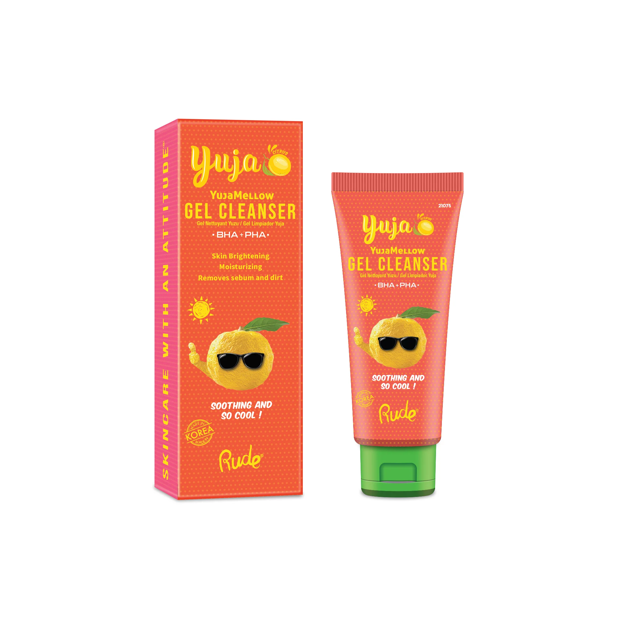 YujaMellow Gel Cleanser Paper Display, 12pcs - Image 2